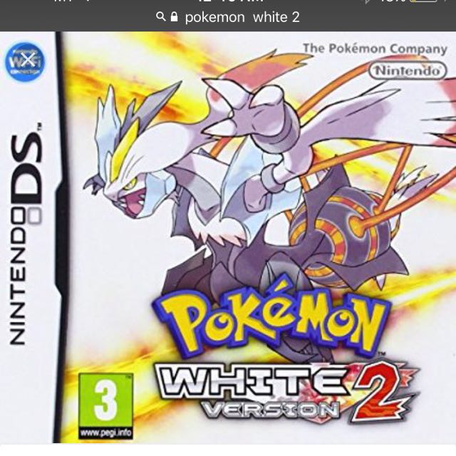 pokemon white 3ds