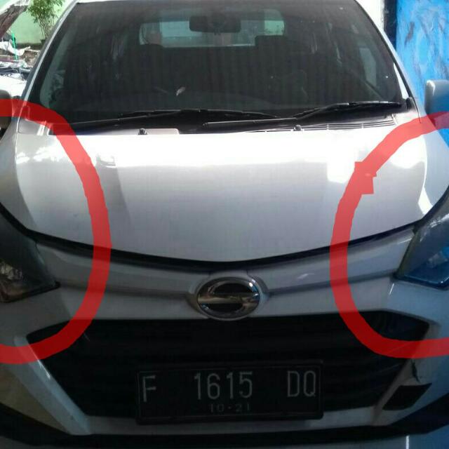 Aksesoris Eksterior Modifikasi Variasi Mata Sipit Eyelid Mobil
