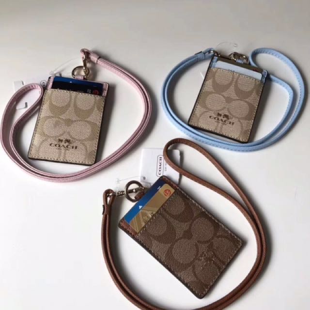 coach name card holder