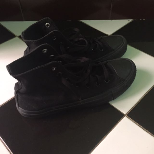 converse high all black