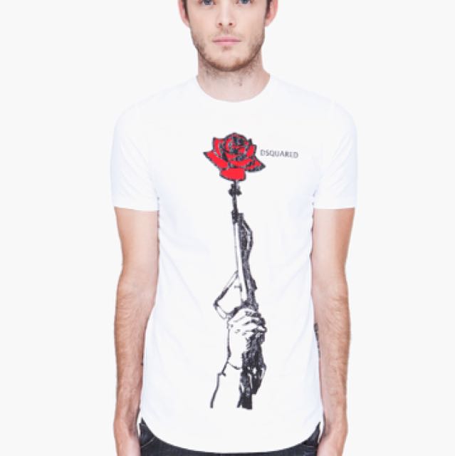 Dsquared2 rose t shirt new arrivals