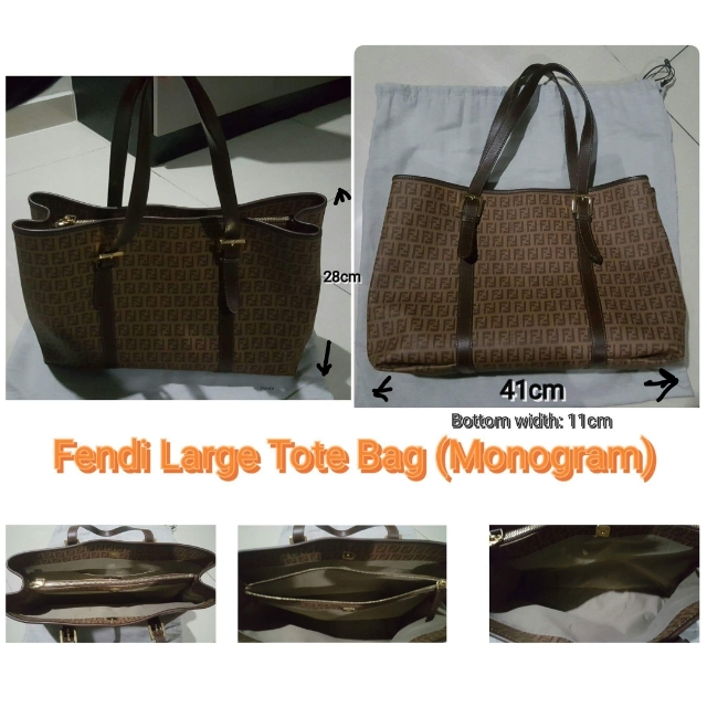 Closeout Fendi Large Tote Bag Ebe19 F979f