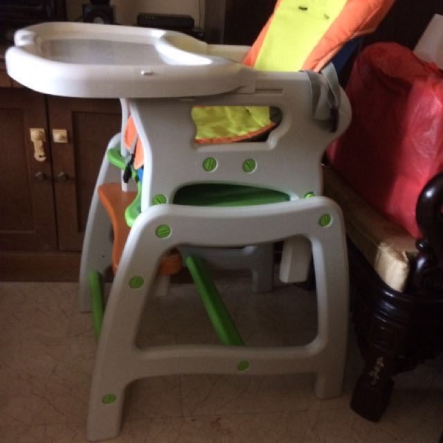 walker and high chair