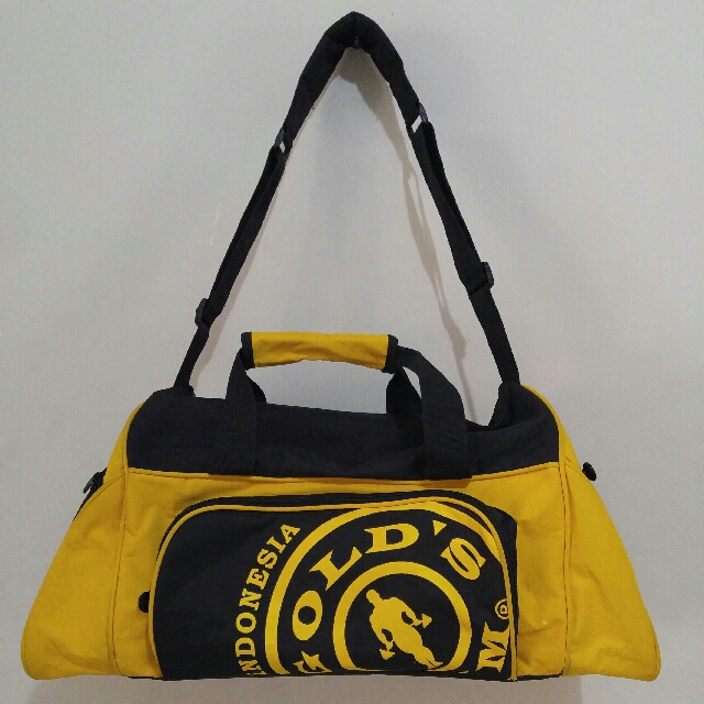 Gold's Gym Bag ( Reebok ), Fesyen Pria, Tas & Dompet di Carousell