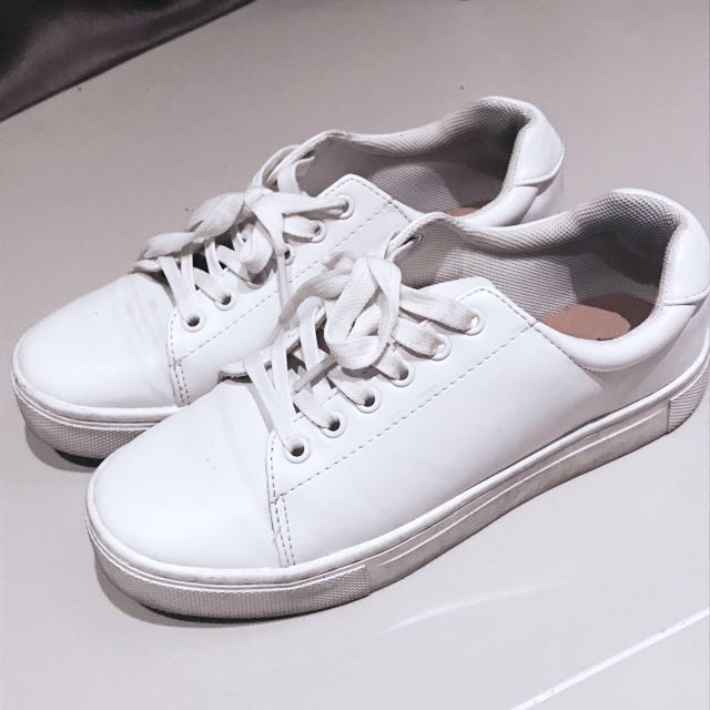 h&m leather sneakers