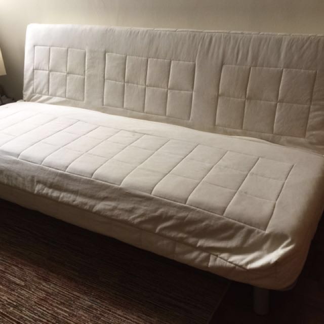 Ikea sleeper sofa and memory foam Topper!, Furniture & Home Living,  Furniture, Sofas on Carousell