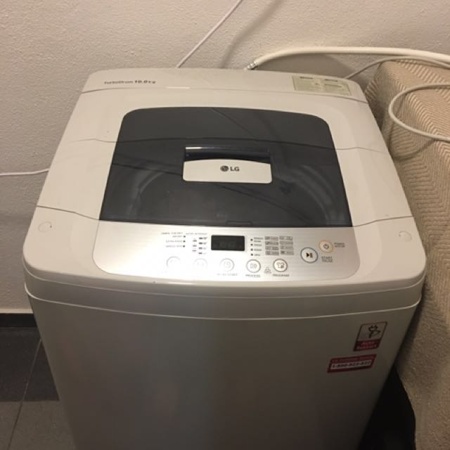LG washing machine Turbo Drum 10kg, TV & Home Appliances, Washing