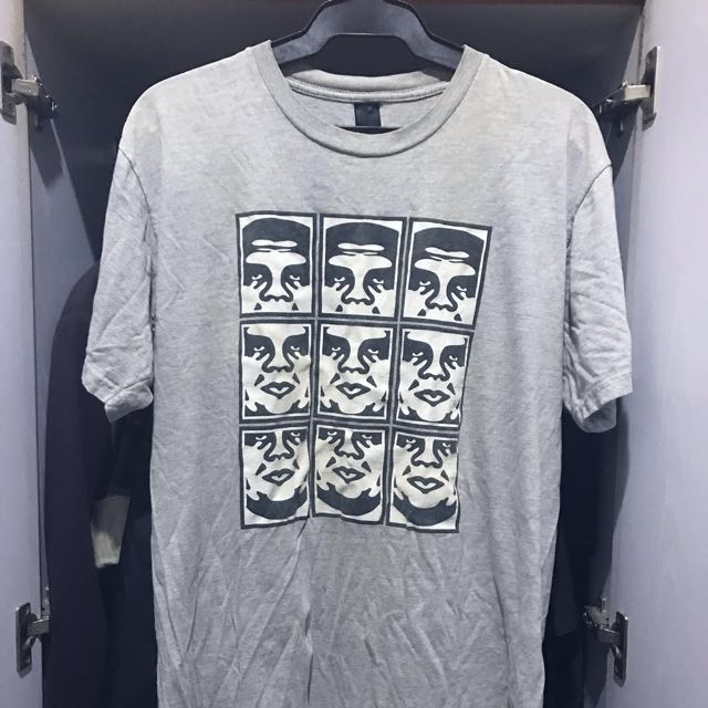 Obey Andre The Giant Tee (grey), Men's 