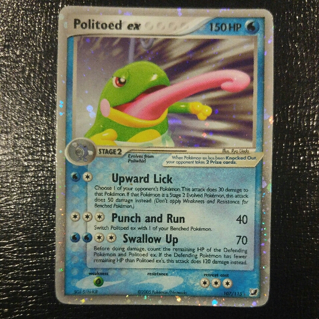 Pokémon Politoed EX, Hobbies & Toys, Toys & Games on Carousell