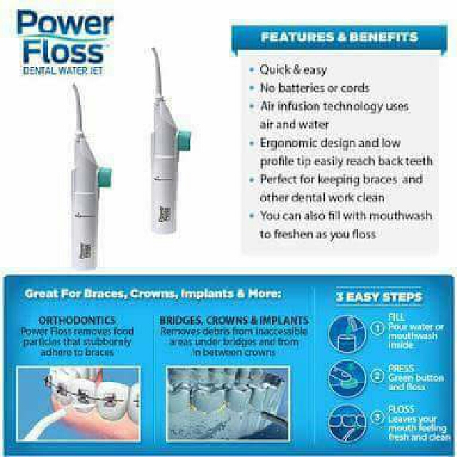 Power Floss Dental Water Jet, Beauty & Personal Care, Oral Care on