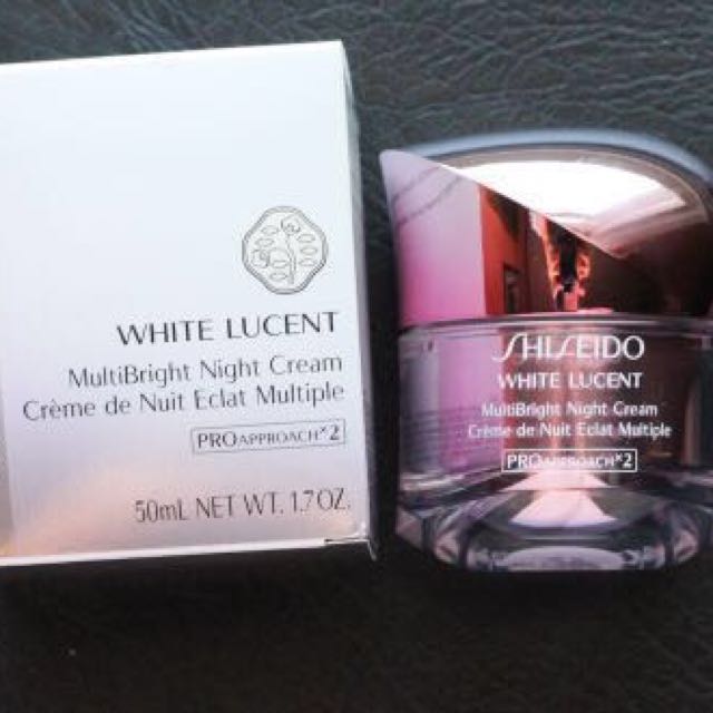 white lucent night cream