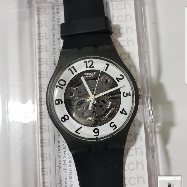 Swatch Skeleton Watch Black Men s Fashion Watches