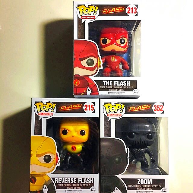 the flash funko pop set