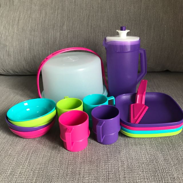 Tupperware mini tea party set clearance