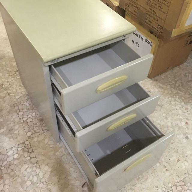 Used metal drawers, Furniture & Home Living, Furniture, Shelves