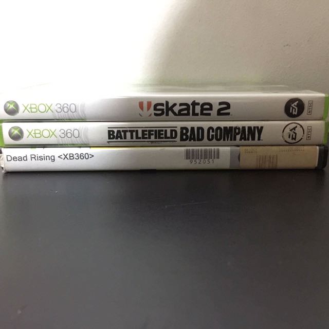 XBOX Games (Category: Xbox) located in Marikina City. Submitted by camiela (Listing ID 125694906, Image 2). Description: XBOX Kinect Games (for US Version) Skate 2 - P300 Battlefield Bad Company - P300 Deadraising - P300 (if bought all, free sf MM only) **Message me for more info // selling for my brother.