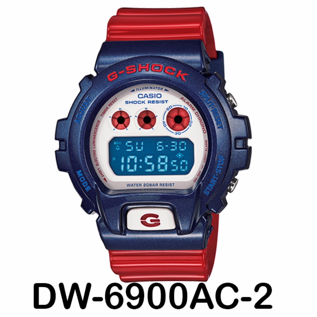 100 Authentic Casio G Shock Dw 6900ac 2 Captain America Sale Sale Sale Men S Fashion Watches Accessories Watches On Carousell