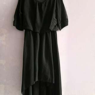 Dress Sifon Hitam