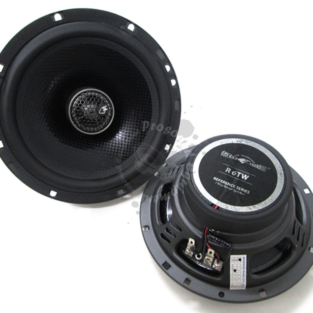 AMERICA SOUND R 6TW REFERENCE SERIES 2 WAY SPEAKER AUDIO SYSTEM, Auto Accessories Carousell