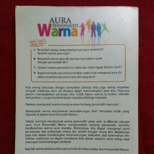 Aura Personaliti Warna Books Stationery Books On Carousell