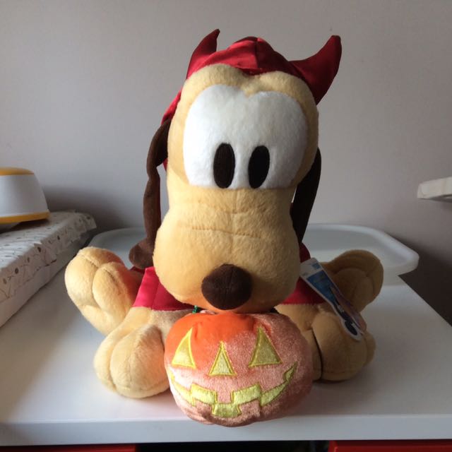 pluto halloween plush