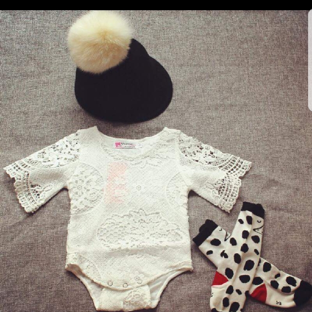 Baby lace bodysuit