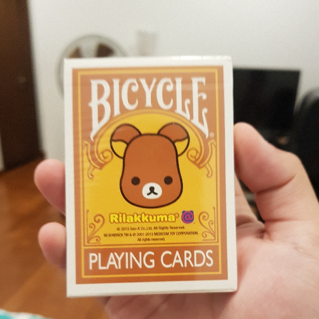 Bicycle Rilakkuma Playing Cards, Hobbies & Toys, Toys & Games on Carousell