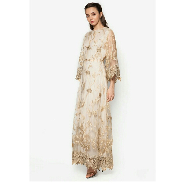 zalia embroidered dress