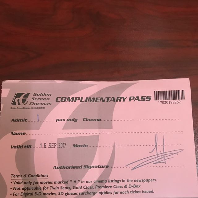 Free! GSC Complimentary Pass, Tickets & Vouchers, Flights & Overseas