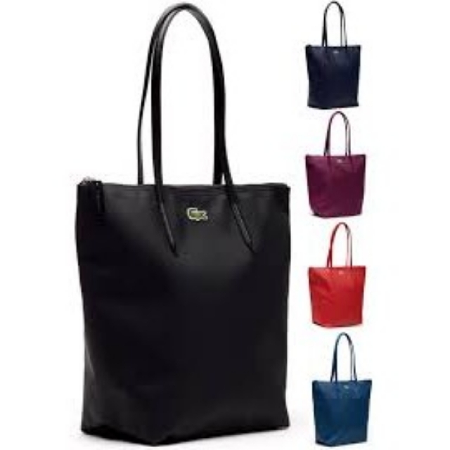 lacoste tote bag vertical