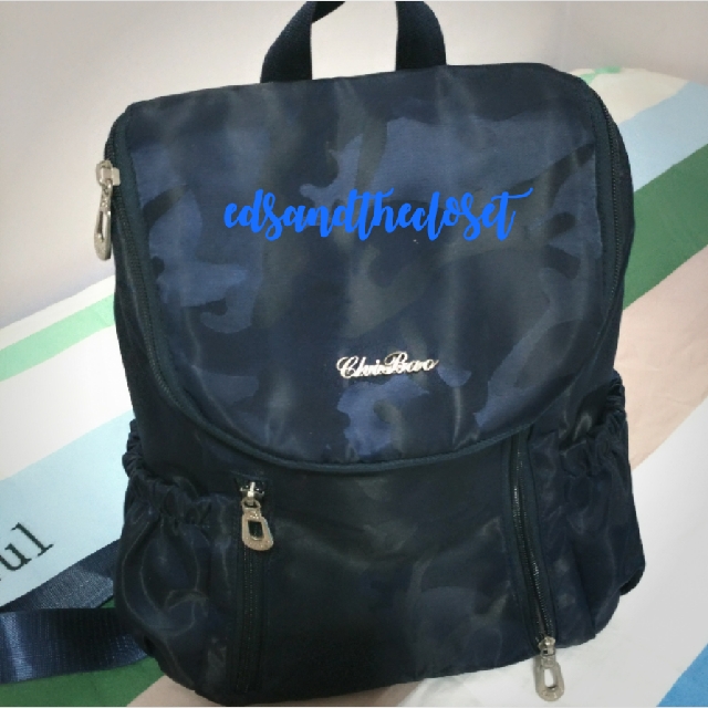 ladies navy backpack