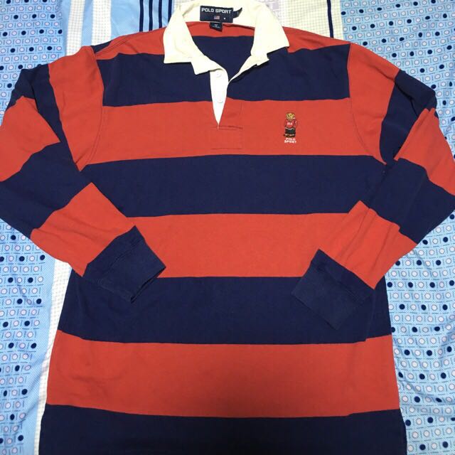 Polo bear rugby shirt hot sale