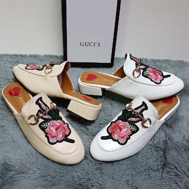 Sendal Sepatu Gucci Selop Rose 5005 Olshop Fashion Olshop Wanita Di Carousell