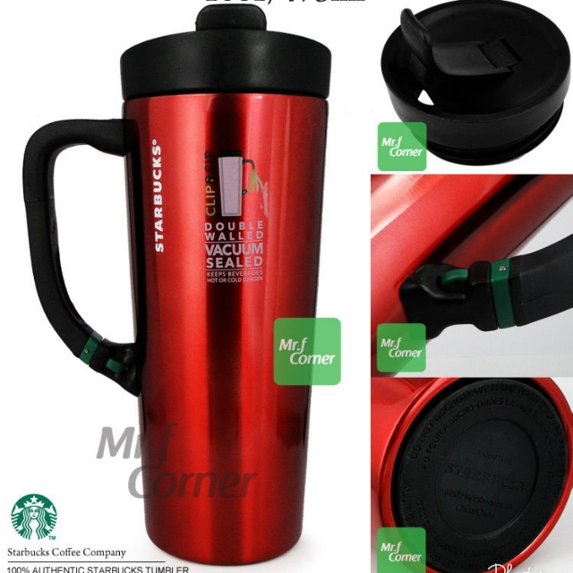 Starbucks stainless steel tumbler with handle Clearance
