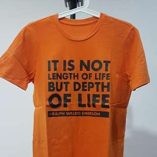 Giordano Orange Shirt