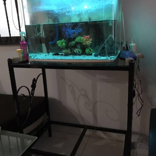 aquarium in furniture