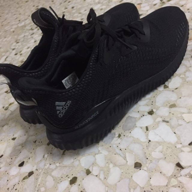 adidas alphabounce triple black