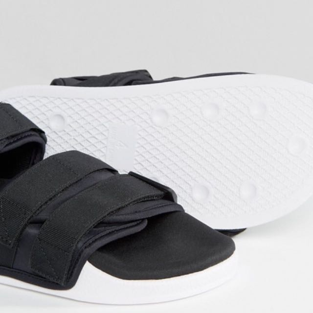 adidas originals adilette chunky strap sandal flat sandals