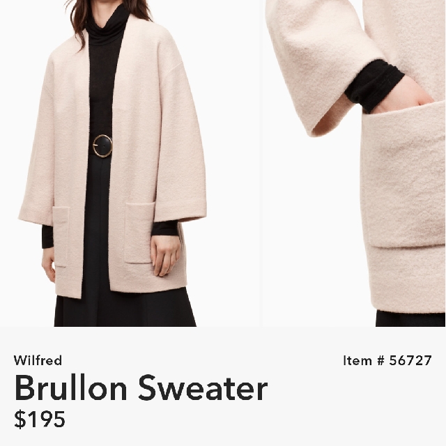 Aritzia brullon sweater hot sale