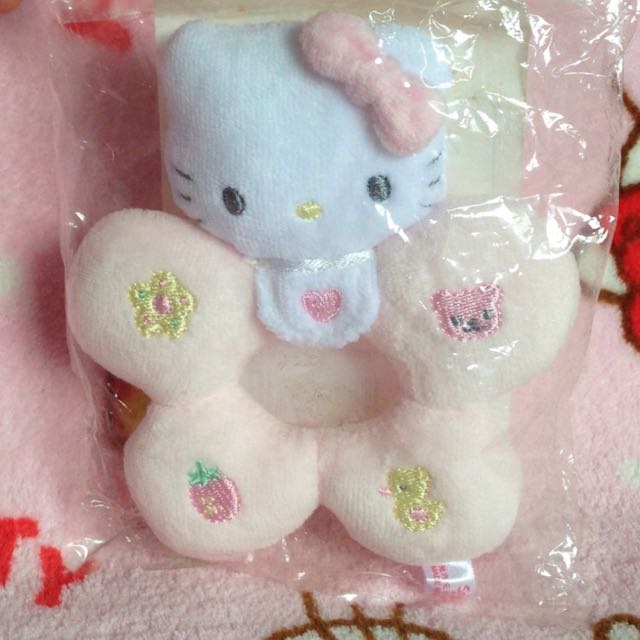 Hello Kitty Babies Plush Toy Rattle, Hobbies & Toys, Toys & Games on