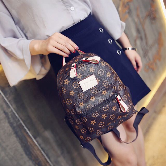 INSTOCK Louis Vuitton Inspired Backpack, Women's Fashion, Bags & Wallets,  Purses & Pouches on Carousell