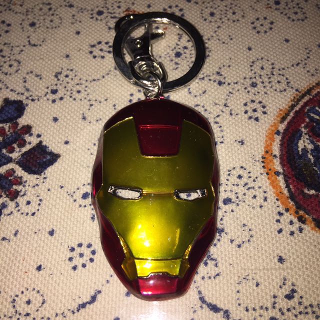 Iron man sales helmet keychain