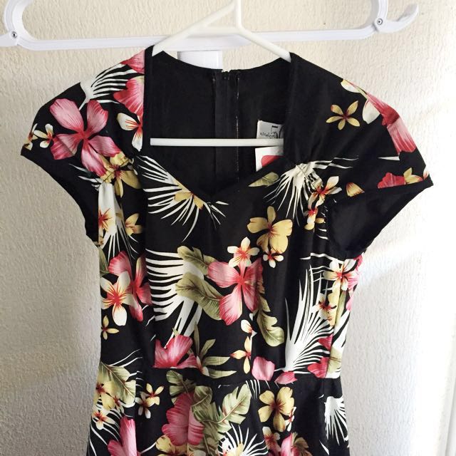 Laurina Jean Retro 50s Style Pin Up Dress Women S Fashion