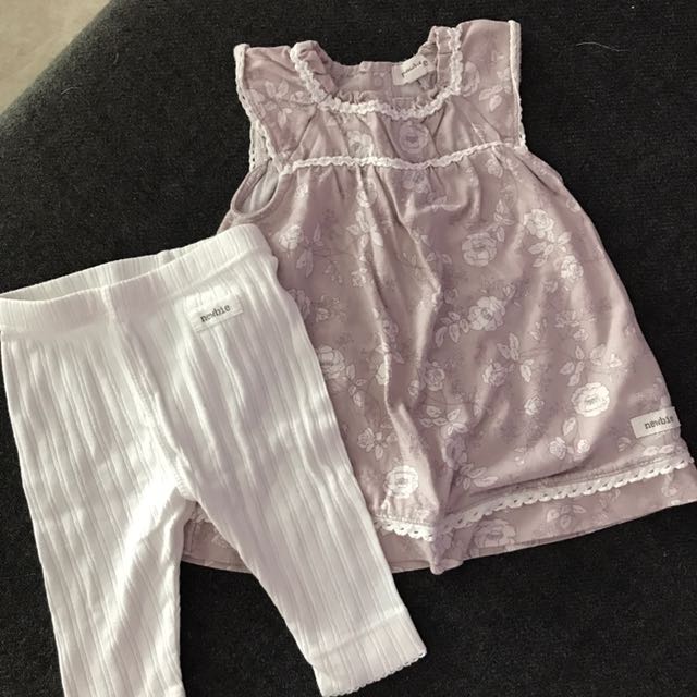 Newbie Dress And Leggins Babies Kids Girls Apparel On Carousell