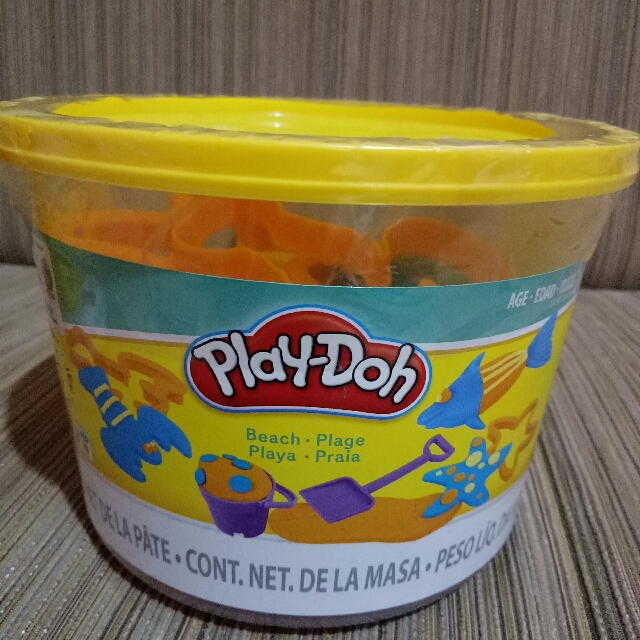 play doh beach