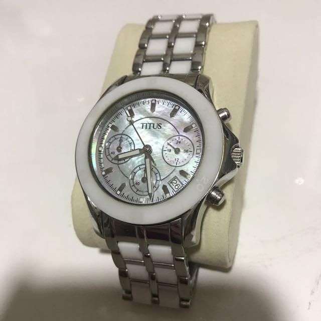 Titus ceramic watch on sale