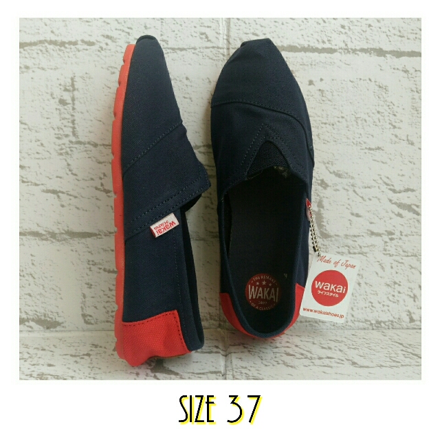 Wakai Japan Size 37 Combi Red Fesyen Wanita Sepatu Di Carousell