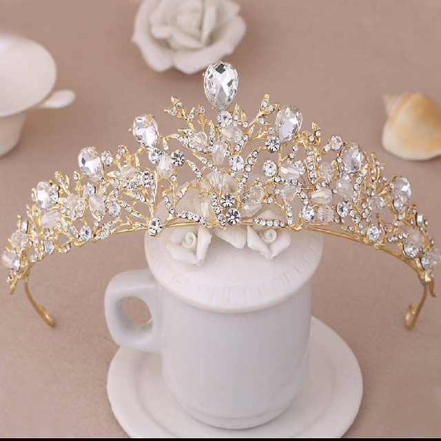 Wedding Crown Mahkota Tiara Aksesoris Rambut Olshop Fashion