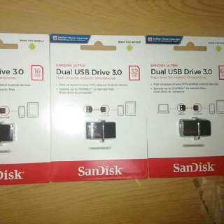 Original OTG SanDisk Dual Usb Drive 3.0
