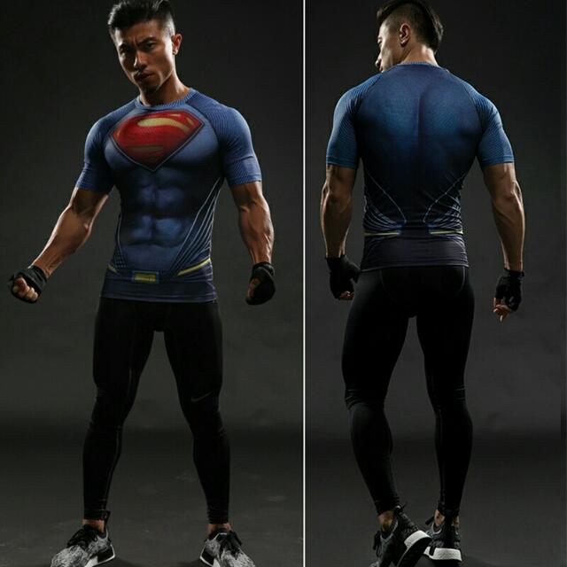 slim fit superman t shirt